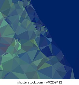 Geometric low polygonal background. Abstract mosaic backdrop. Design element for book covers, presentations layouts, title backgrounds. Vector clip art.