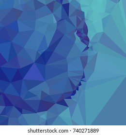 Geometric low polygonal background. Abstract mosaic backdrop. Design element for book covers, presentations layouts, title backgrounds. Vector clip art.