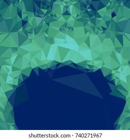 Geometric low polygonal background. Abstract mosaic backdrop. Design element for book covers, presentations layouts, title backgrounds. Vector clip art.