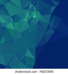 Geometric low polygonal background. Abstract mosaic backdrop. Design element for book covers, presentations layouts, title backgrounds. Vector clip art.