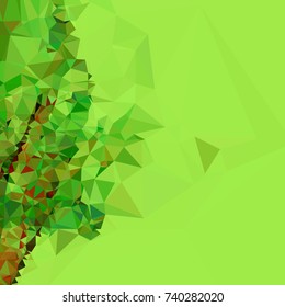 Geometric low polygonal background. Abstract mosaic backdrop. Design element for book covers, presentations layouts, title backgrounds. Vector clip art.