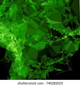 Geometric low polygonal background. Abstract mosaic backdrop. Design element for book covers, presentations layouts, title backgrounds. Vector clip art.