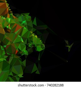 Geometric low polygonal background. Abstract mosaic backdrop. Design element for book covers, presentations layouts, title backgrounds. Vector clip art.