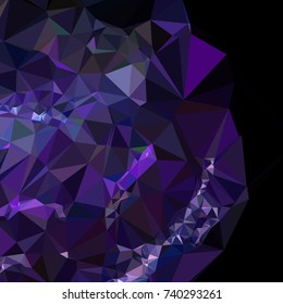 Geometric low polygonal background. Abstract mosaic backdrop. Design element for book covers, presentations layouts, title backgrounds. Vector clip art.