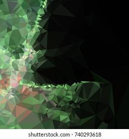 Geometric low polygonal background. Abstract mosaic backdrop. Design element for book covers, presentations layouts, title backgrounds. Vector clip art.