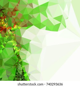 Geometric low polygonal background. Abstract mosaic backdrop. Design element for book covers, presentations layouts, title backgrounds. Vector clip art.