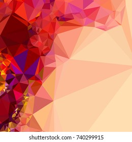 Geometric low polygonal background. Abstract mosaic backdrop. Design element for book covers, presentations layouts, title backgrounds. Vector clip art.