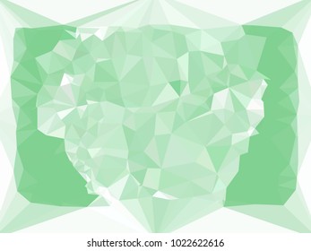 Geometric low polygonal background color toned. Design element for book covers, presentations layouts, title and page backgrounds. Vector clip art.