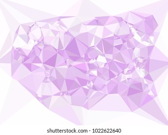 Geometric low polygonal background color toned. Design element for book covers, presentations layouts, title and page backgrounds. Vector clip art.