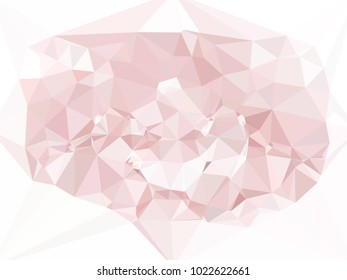 Geometric low polygonal background color toned. Design element for book covers, presentations layouts, title and page backgrounds. Vector clip art.
