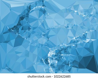 Geometric low polygonal background color toned. Design element for book covers, presentations layouts, title and page backgrounds. Vector clip art.
