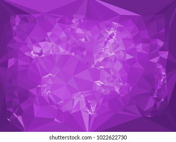 Geometric low polygonal background color toned. Design element for book covers, presentations layouts, title and page backgrounds. Vector clip art.