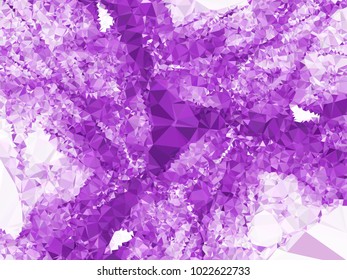 Geometric low polygonal background color toned. Design element for book covers, presentations layouts, title and page backgrounds. Vector clip art.