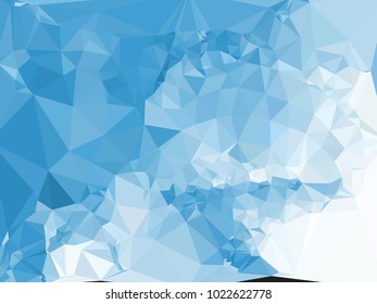 Geometric low polygonal background color toned. Design element for book covers, presentations layouts, title and page backgrounds. Vector clip art.