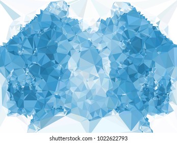 Geometric low polygonal background color toned. Design element for book covers, presentations layouts, title and page backgrounds. Vector clip art.