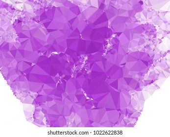 Geometric low polygonal background color toned. Design element for book covers, presentations layouts, title and page backgrounds. Vector clip art.