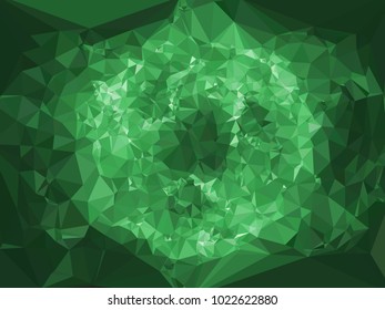 Geometric low polygonal background color toned. Design element for book covers, presentations layouts, title and page backgrounds. Vector clip art.