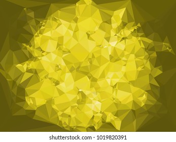 Geometric low polygonal background toned in blue color. Design element for book covers, presentations layouts, title and page backgrounds. Vector clip art.