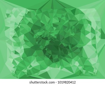 Geometric low polygonal background toned in blue color. Design element for book covers, presentations layouts, title and page backgrounds. Vector clip art.