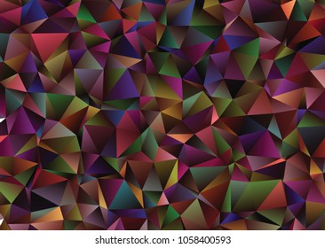Geometric low polygonal background. Vector.