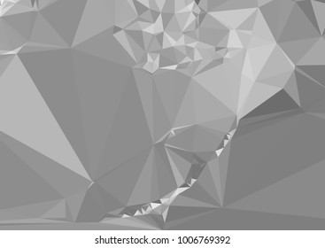 Geometric low polygonal horizontal background. Abstract multicolor mosaic backdrop. Design element for book covers, presentations layouts, title backgrounds. Vector clip art.