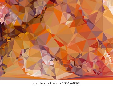 Geometric low polygonal horizontal background. Abstract multicolor mosaic backdrop. Design element for book covers, presentations layouts, title backgrounds. Vector clip art.