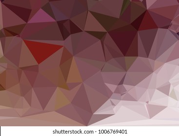 Geometric low polygonal horizontal background. Abstract multicolor mosaic backdrop. Design element for book covers, presentations layouts, title backgrounds. Vector clip art.
