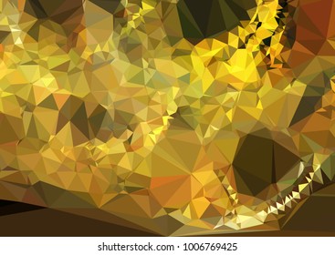 Geometric low polygonal horizontal background. Abstract multicolor mosaic backdrop. Design element for book covers, presentations layouts, title backgrounds. Vector clip art.