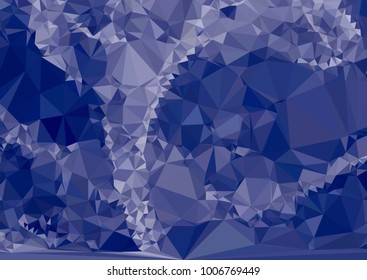 Geometric low polygonal horizontal background. Abstract multicolor mosaic backdrop. Design element for book covers, presentations layouts, title backgrounds. Vector clip art.