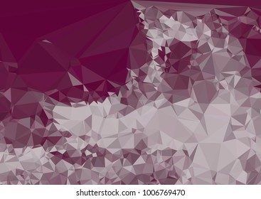 Geometric low polygonal horizontal background. Abstract multicolor mosaic backdrop. Design element for book covers, presentations layouts, title backgrounds. Vector clip art.