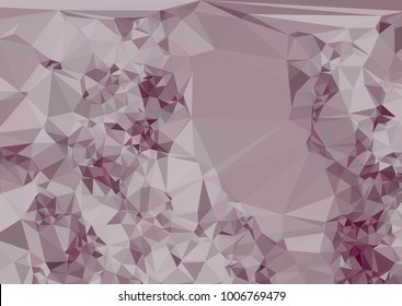 Geometric low polygonal horizontal background. Abstract multicolor mosaic backdrop. Design element for book covers, presentations layouts, title backgrounds. Vector clip art.