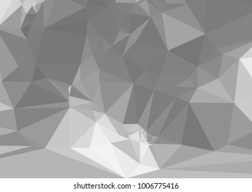 Geometric low polygonal horizontal background. Abstract multicolor mosaic backdrop. Design element for book covers, presentations layouts, title backgrounds. Vector clip art.