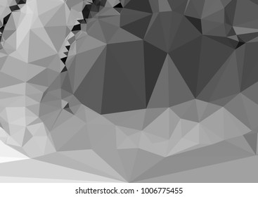 Geometric low polygonal horizontal background. Abstract multicolor mosaic backdrop. Design element for book covers, presentations layouts, title backgrounds. Vector clip art.