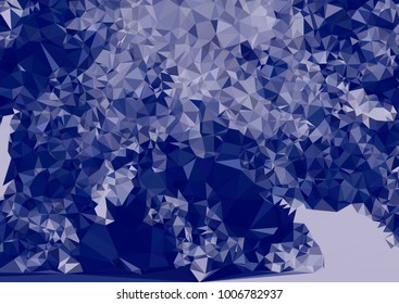 Geometric low polygonal horizontal background. Abstract multicolor mosaic backdrop. Design element for book covers, presentations layouts, title backgrounds. Vector clip art.