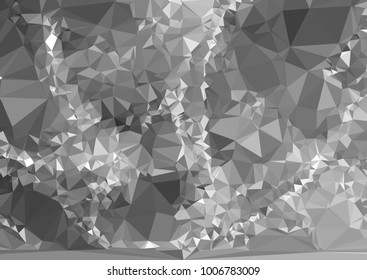 Geometric low polygonal horizontal background. Abstract multicolor mosaic backdrop. Design element for book covers, presentations layouts, title backgrounds. Vector clip art.