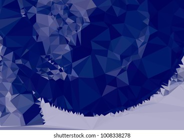 Geometric low polygonal horizontal background. Abstract multicolor mosaic backdrop. Design element for book covers, presentations layouts, title backgrounds. Vector clip art.