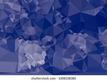 Geometric low polygonal horizontal background. Abstract multicolor mosaic backdrop. Design element for book covers, presentations layouts, title backgrounds. Vector clip art.