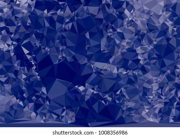 Geometric low polygonal horizontal background. Abstract multicolor mosaic backdrop. Design element for book covers, presentations layouts, title backgrounds. Vector clip art.