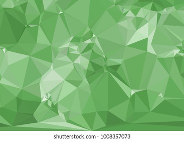 Geometric low polygonal horizontal background. Abstract multicolor mosaic backdrop. Design element for book covers, presentations layouts, title backgrounds. Vector clip art.