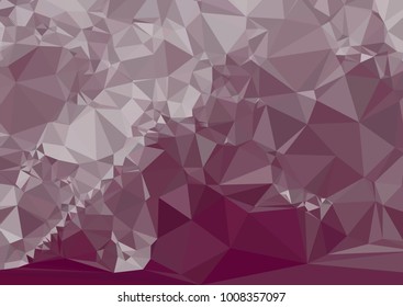 Geometric low polygonal horizontal background. Abstract multicolor mosaic backdrop. Design element for book covers, presentations layouts, title backgrounds. Vector clip art.