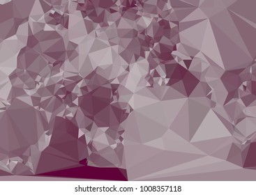 Geometric low polygonal horizontal background. Abstract multicolor mosaic backdrop. Design element for book covers, presentations layouts, title backgrounds. Vector clip art.