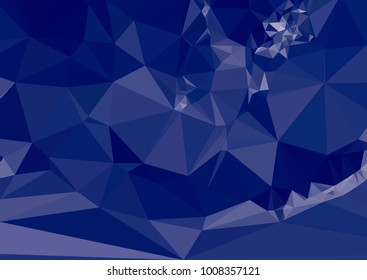 Geometric low polygonal horizontal background. Abstract multicolor mosaic backdrop. Design element for book covers, presentations layouts, title backgrounds. Vector clip art.
