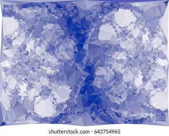 Geometric low polygonal mosaic backdrop. Vector clip art.