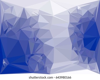 Geometric low polygonal mosaic backdrop. Vector clip art.