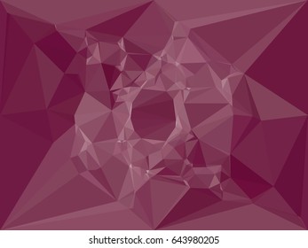 Geometric low polygonal mosaic backdrop. Vector clip art.