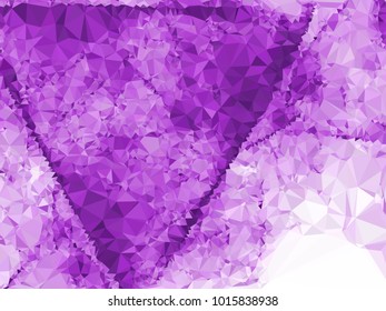 Geometric low polygonal violet background. Design element for book covers, presentations layouts, title and page backgrounds. Vector clip art.
