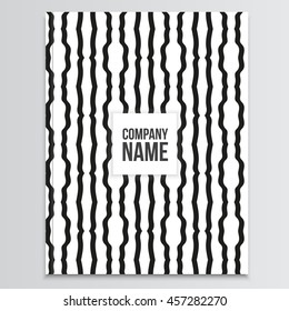 Geometric Magazine with soft shadows