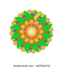 Geometric Mandala Design. Circular ornament design element. Mandala flower decoration. fit for logo, icon or symbol, etc. vector illustration