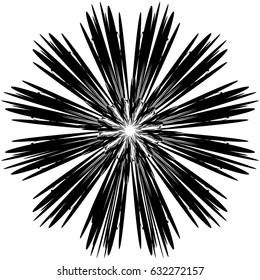 Geometric mandala elements, mandala motifs. Abstract circular shape