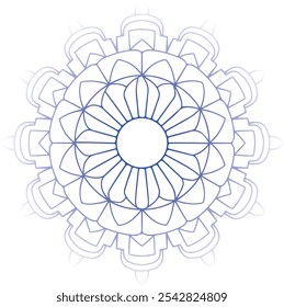 Geometric Mandala Pattern for Mindfulness and Relaxation